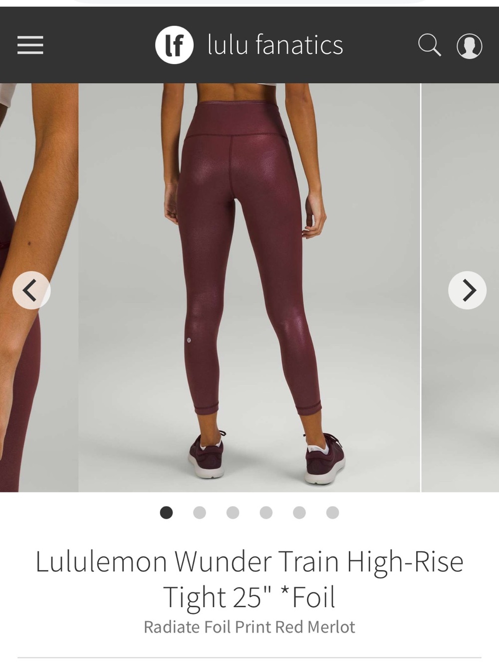 Lululemon foil pocket align wunder tights